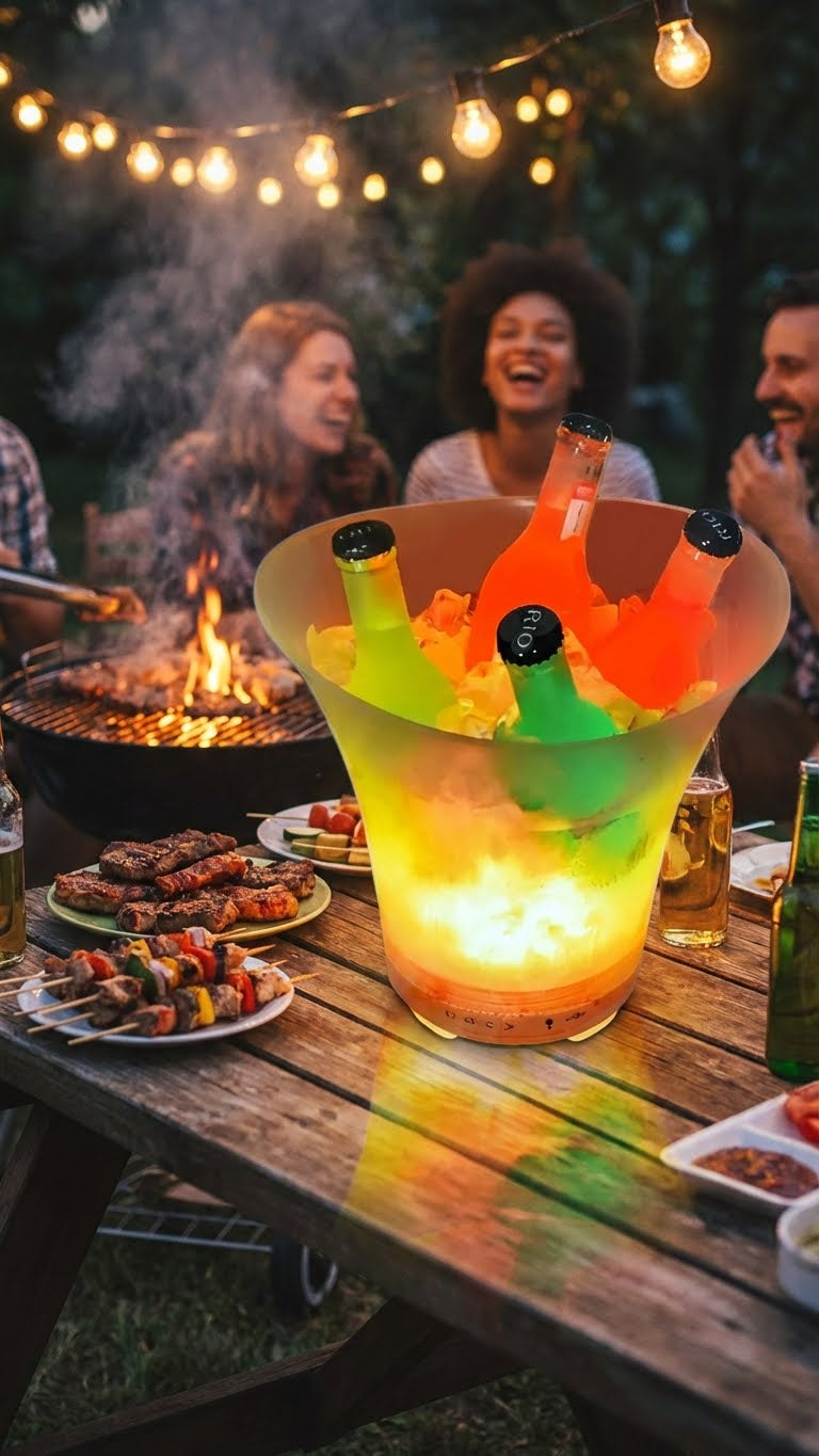 Parlante Hielera Bluetooth con Luz Rgb con parlante integrado