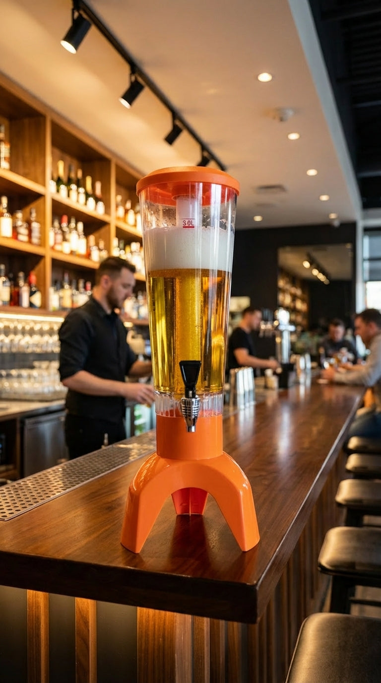 DISPENSADOR DE BEBIDAS 3L CON LUCES RGB + PARLANTE INTEGRADO