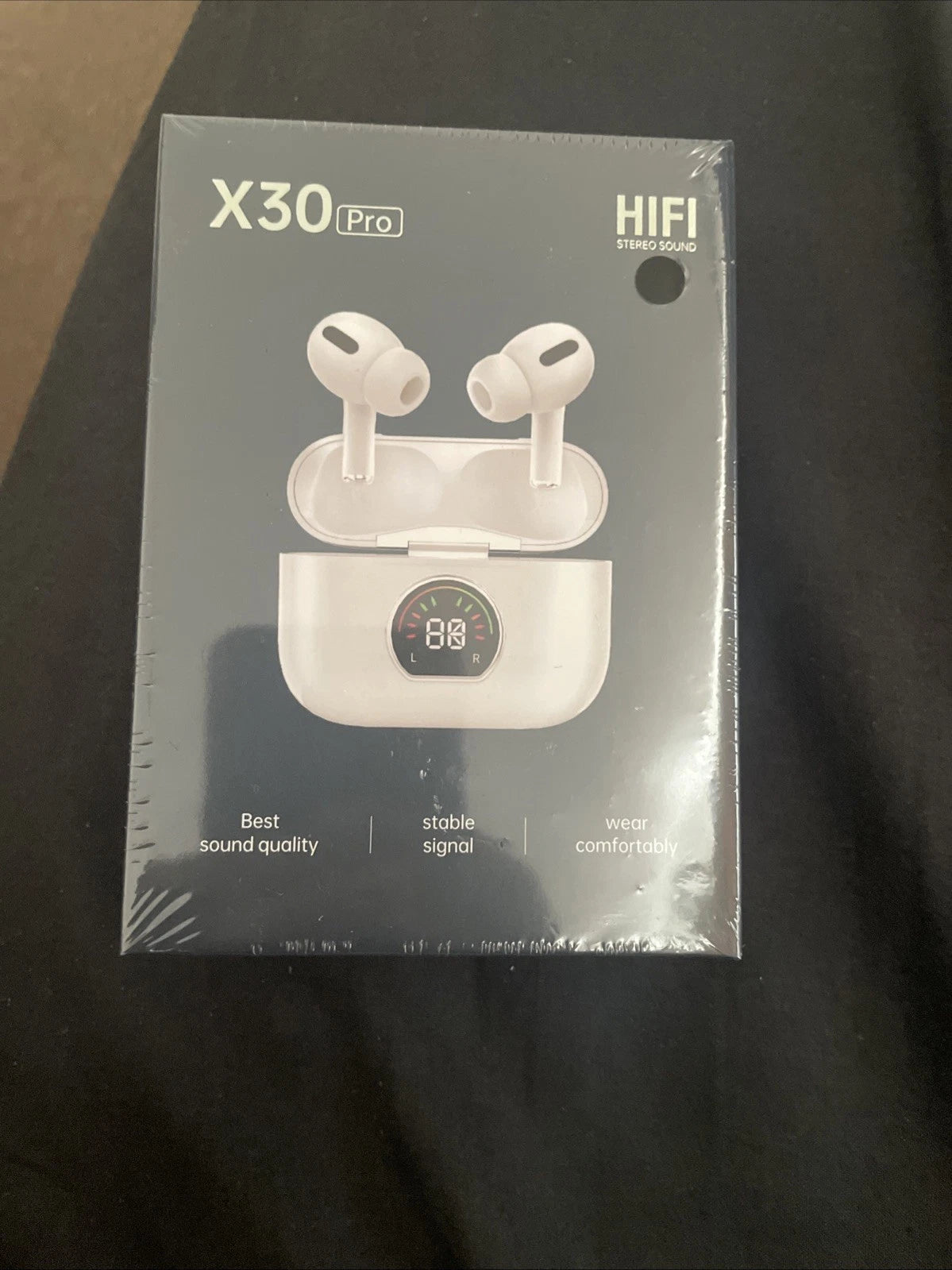 Auriculares Bluetooth Air Pro con Pantalla LCD, Control Táctil y Llamadas Manos Libres - Compatibles con iPhone y Android