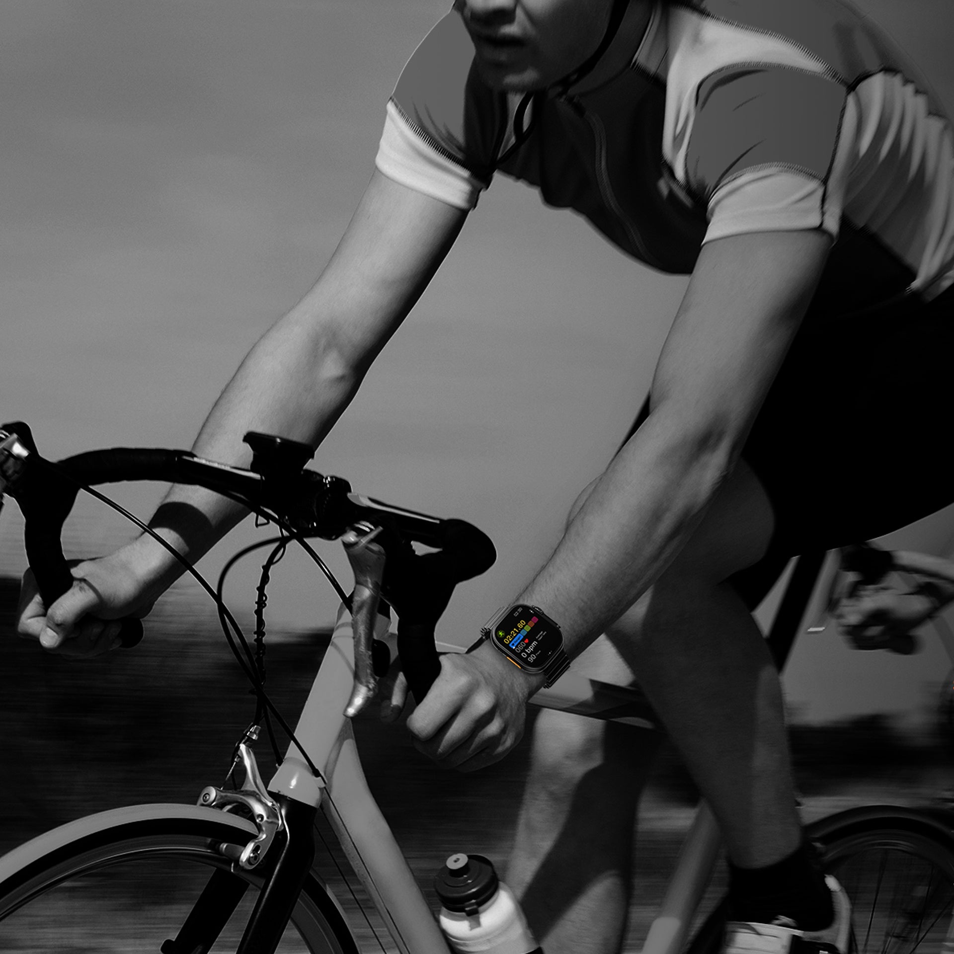 Reloj inteligente ME19 Ultra 3 con pantalla AMOLED de 2,21" y carga inalámbrica, con 3 correas